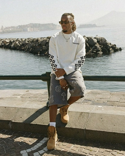 Mosaic Monogram Long Sleeve T